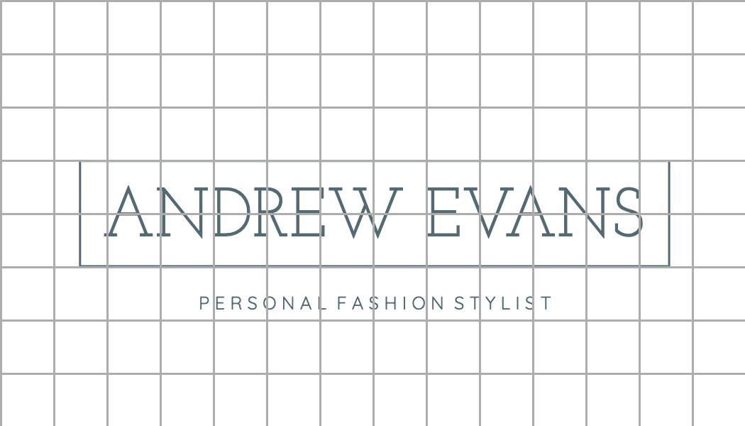 Slab Serif Personal Stylist Business Card business card template