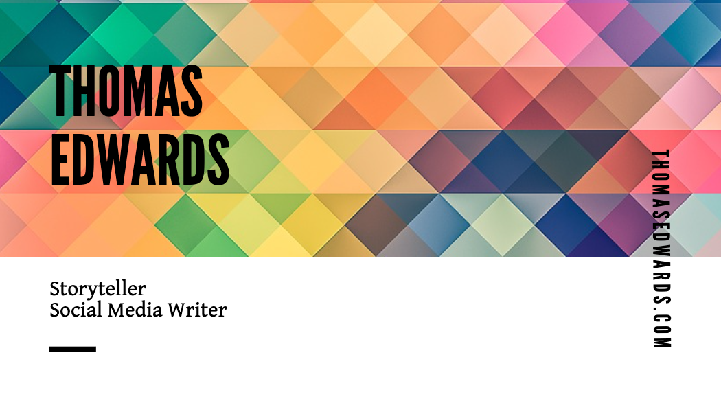 Rainbow Triangle Social Media Business Card business card template