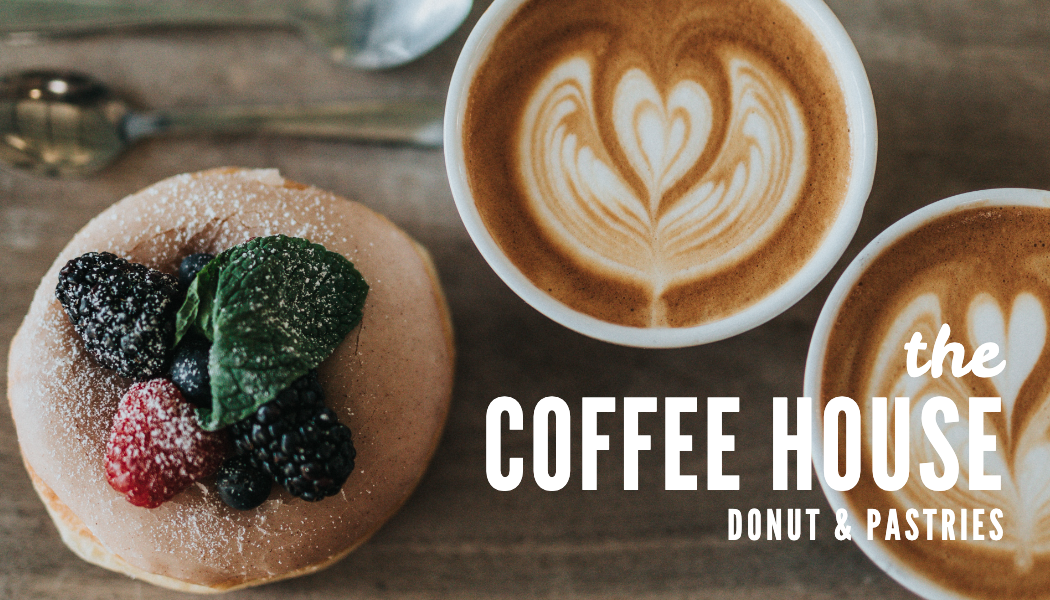 Donut and Latte Cafe Business Card business card template
