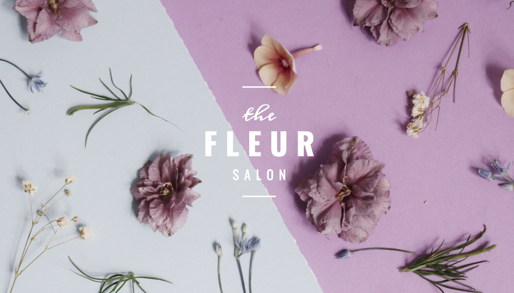 Lilac Dried Flower Flat Lay Business Card business card template