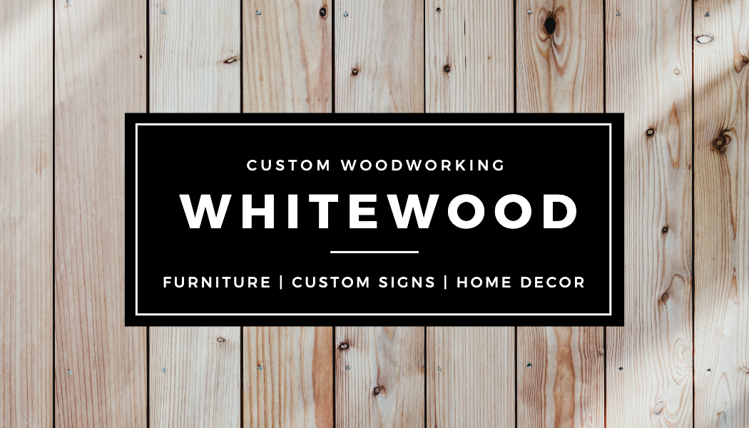 Whitewashed Plank Woodworking Business Card business card template