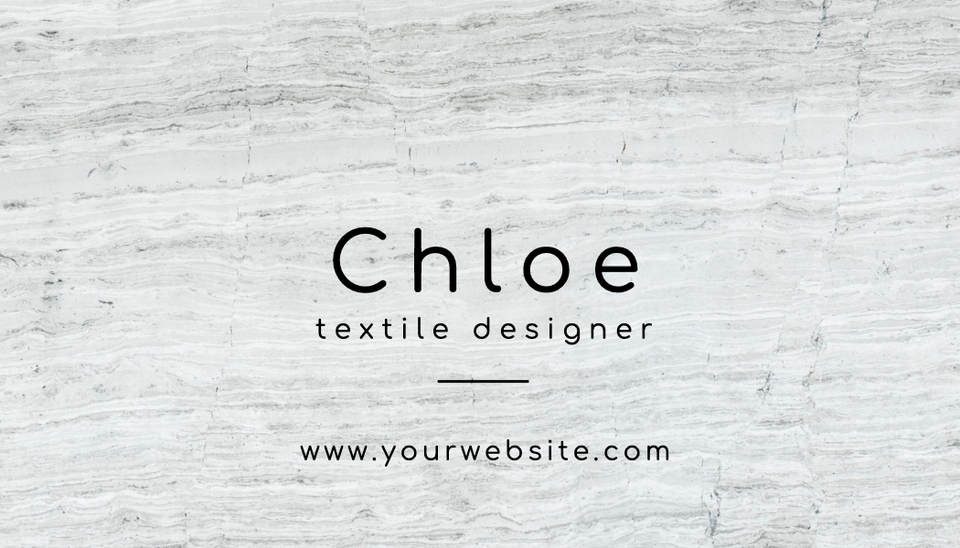 Linen Texture Textile Designer Business Card business card template