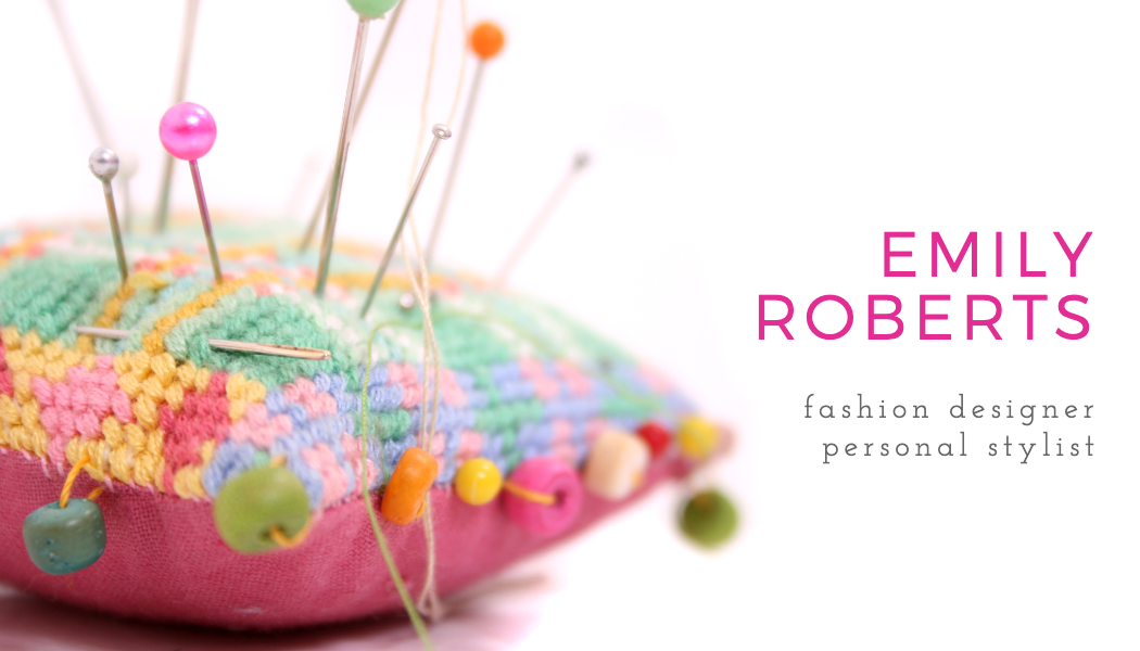 Pincushion Fashion Designer Business Card business card template