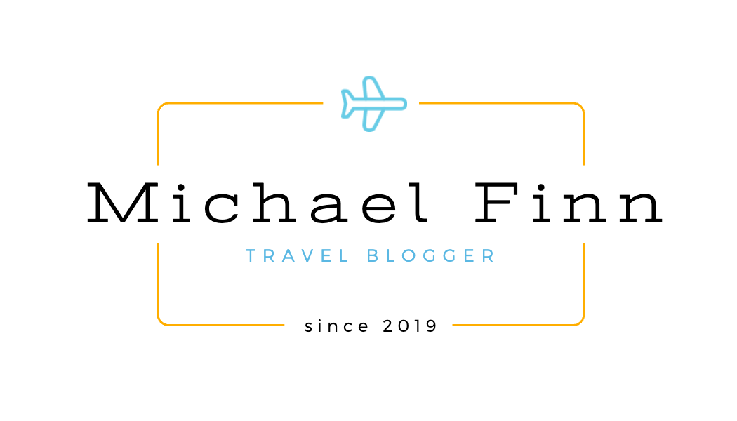 Airplane Frame Travel Blogger Business Card business card template