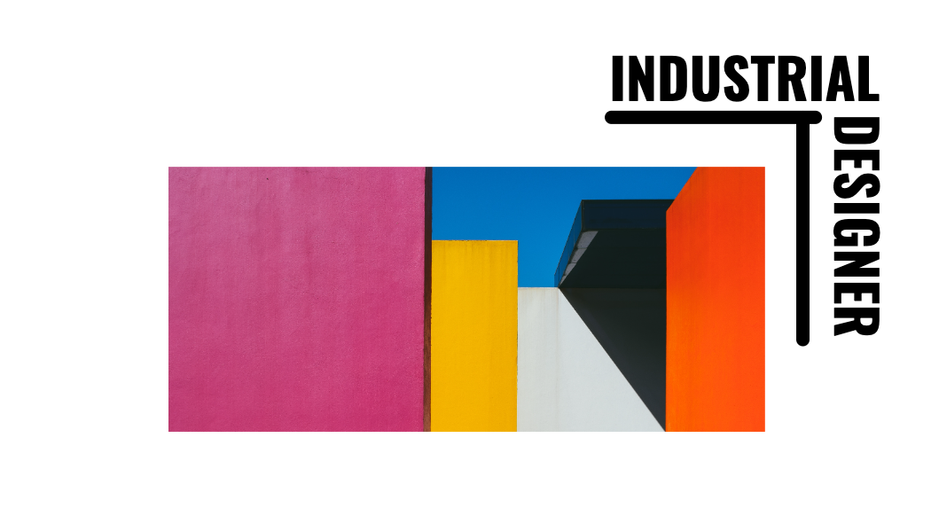 Color Block Industrial Designer Business Card business card template