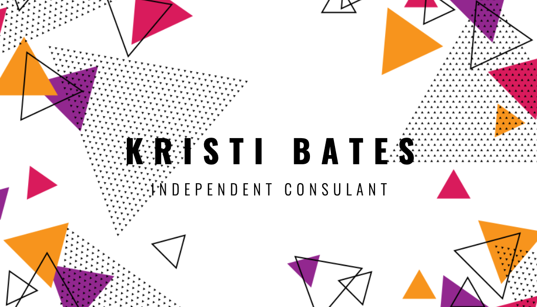 Colorful Triangle Confetti Business Card business card template