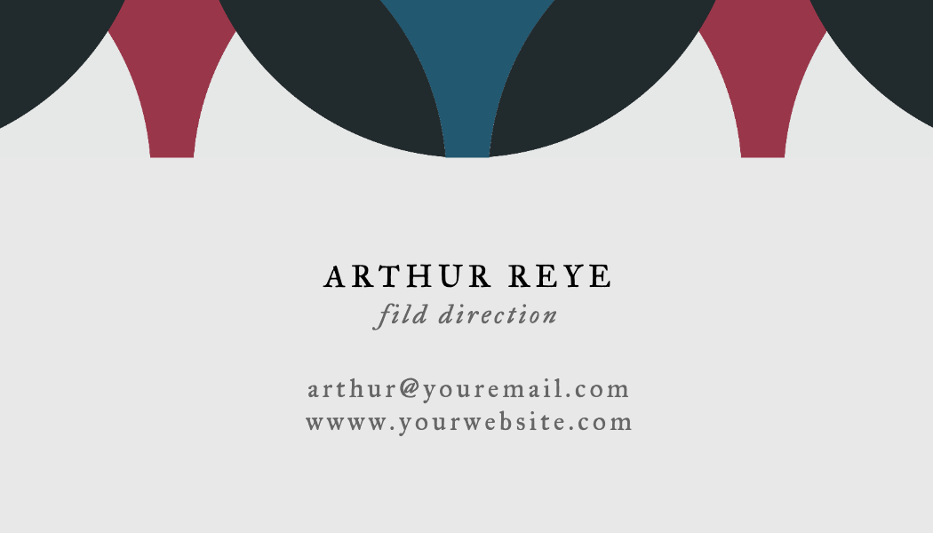 Scalloped Curtain Film Director Business Card business card template