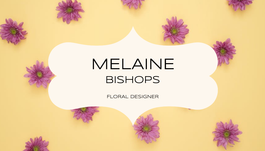 Yellow and Purple Daisy Photo Business Card business card template