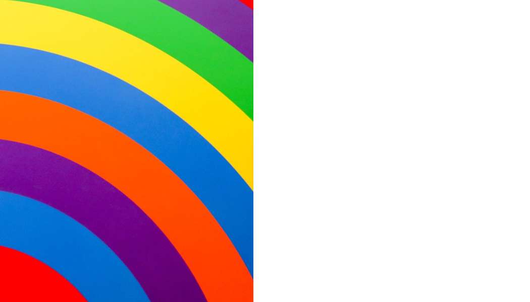 Rainbow Stripe Business Card business card template