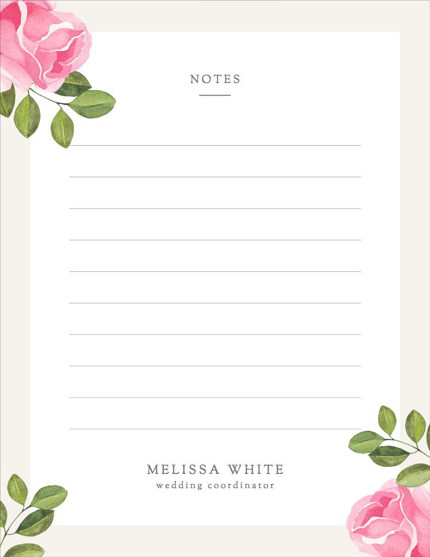 Free Notepads Templates Design your Notepads from Jukebox