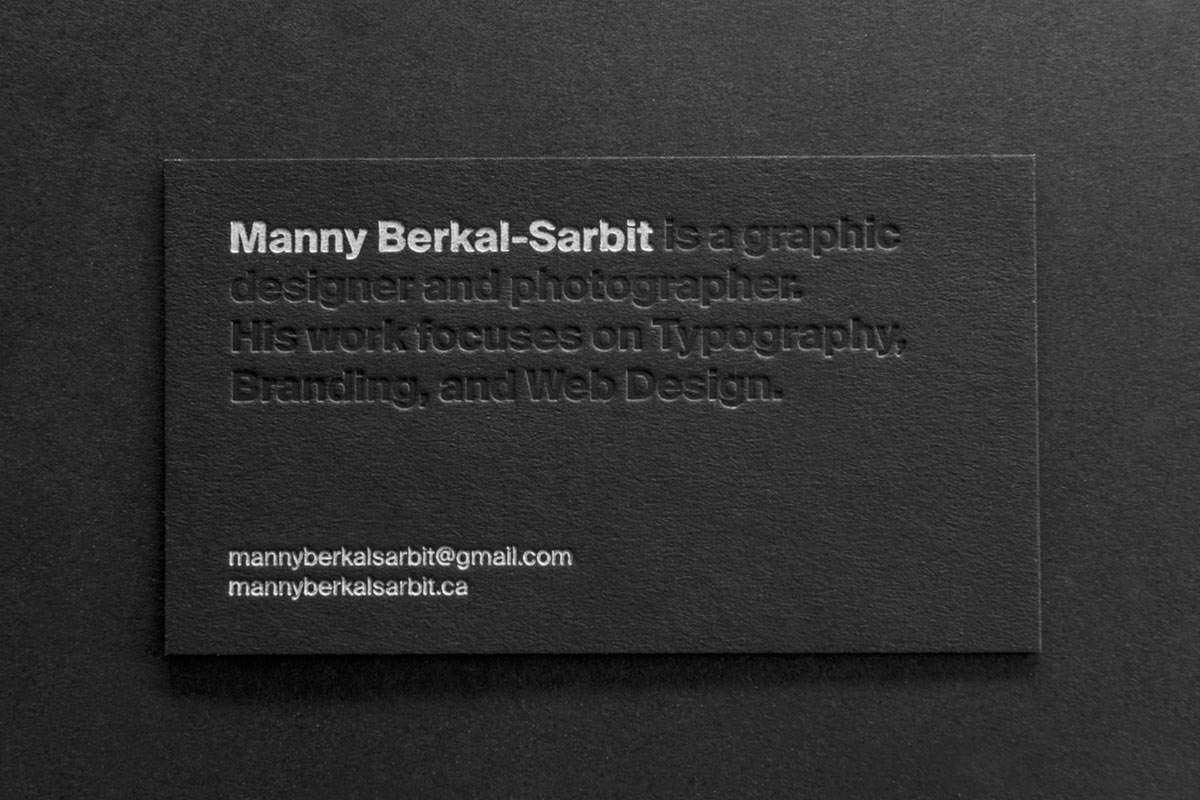 business cards flyers hang