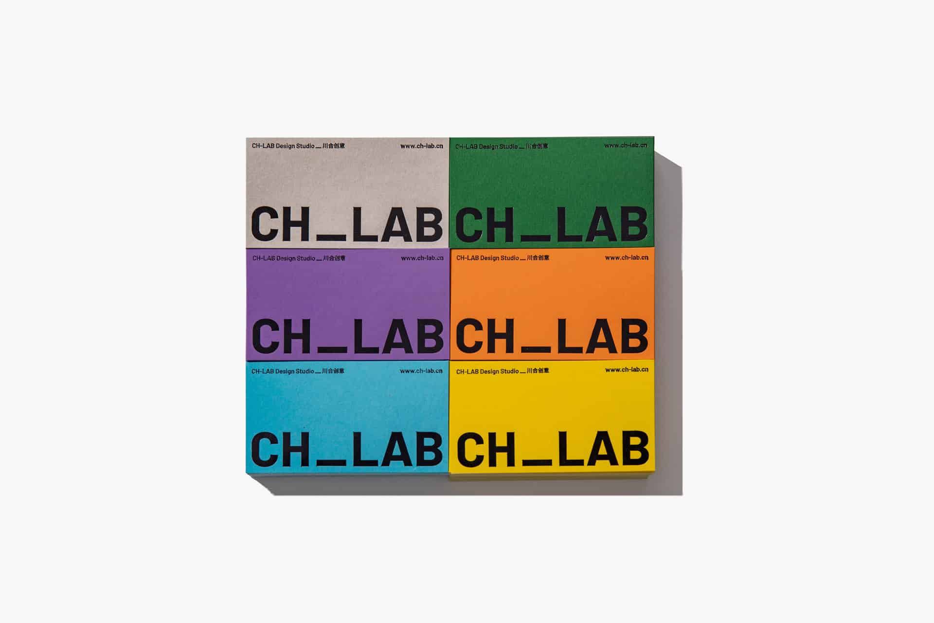 CH LAB Business Card Design