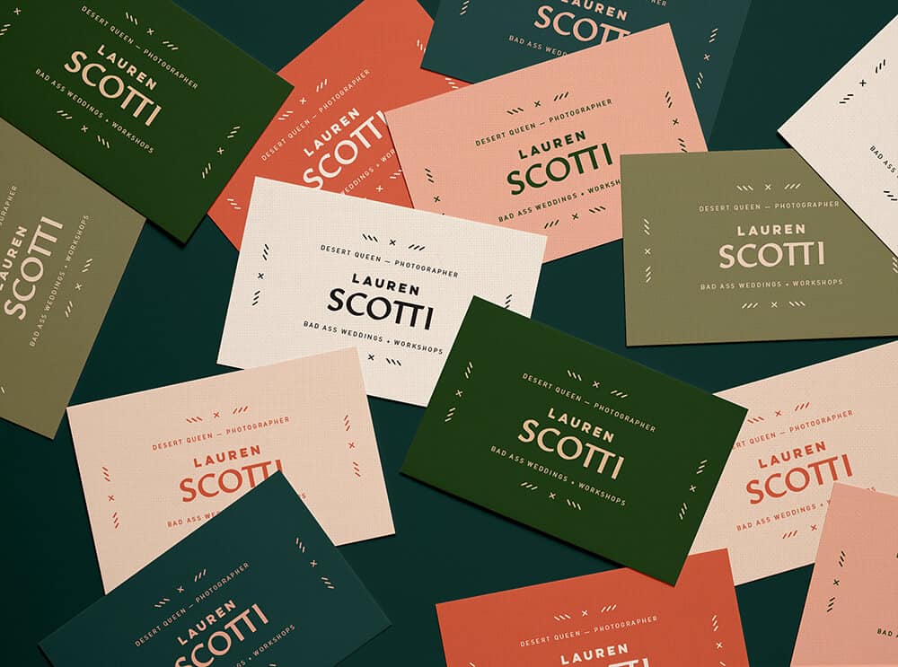 Lauren Scotti Business Card Design