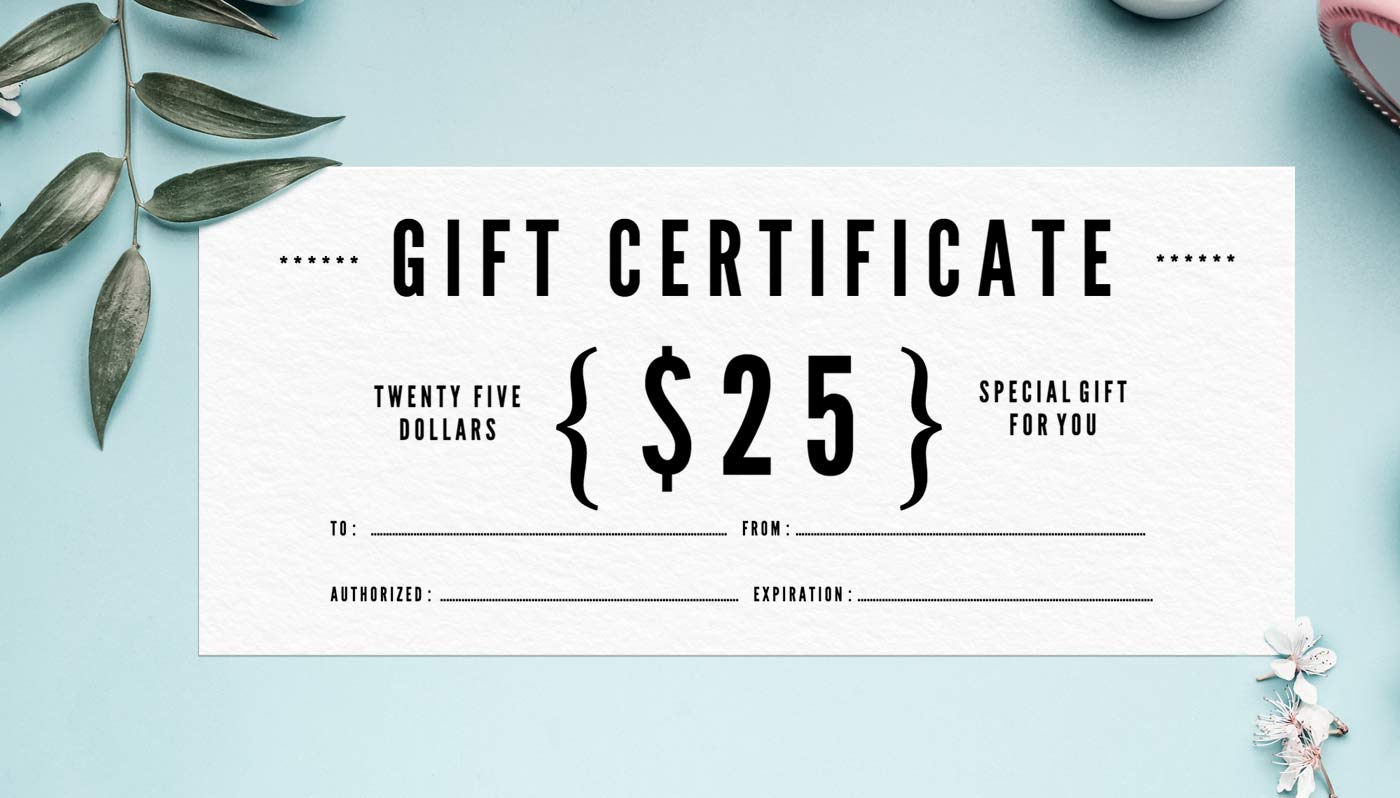 8 Amazing Gift Certificate Templates For Every Business