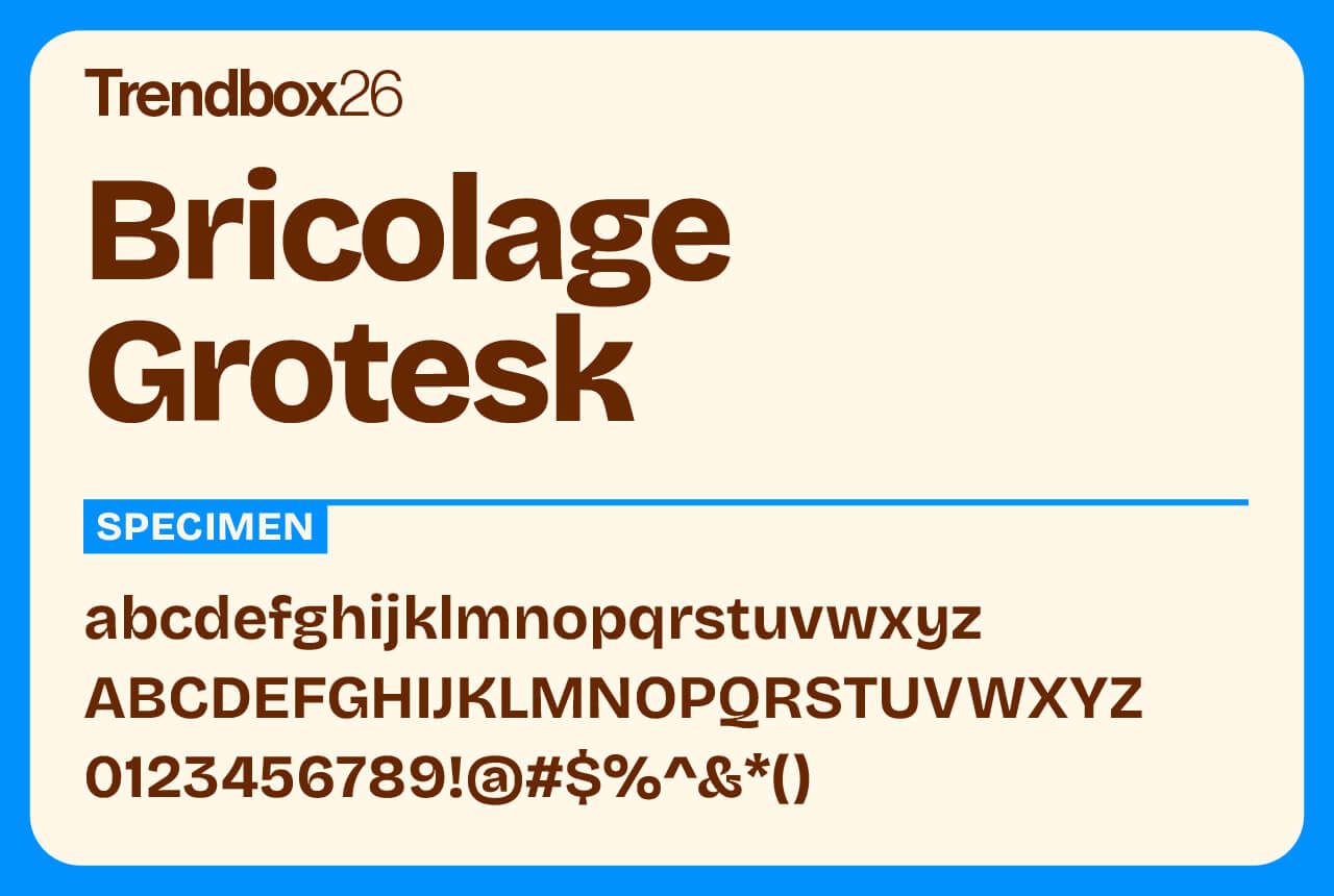 Bricolage Grotesque
