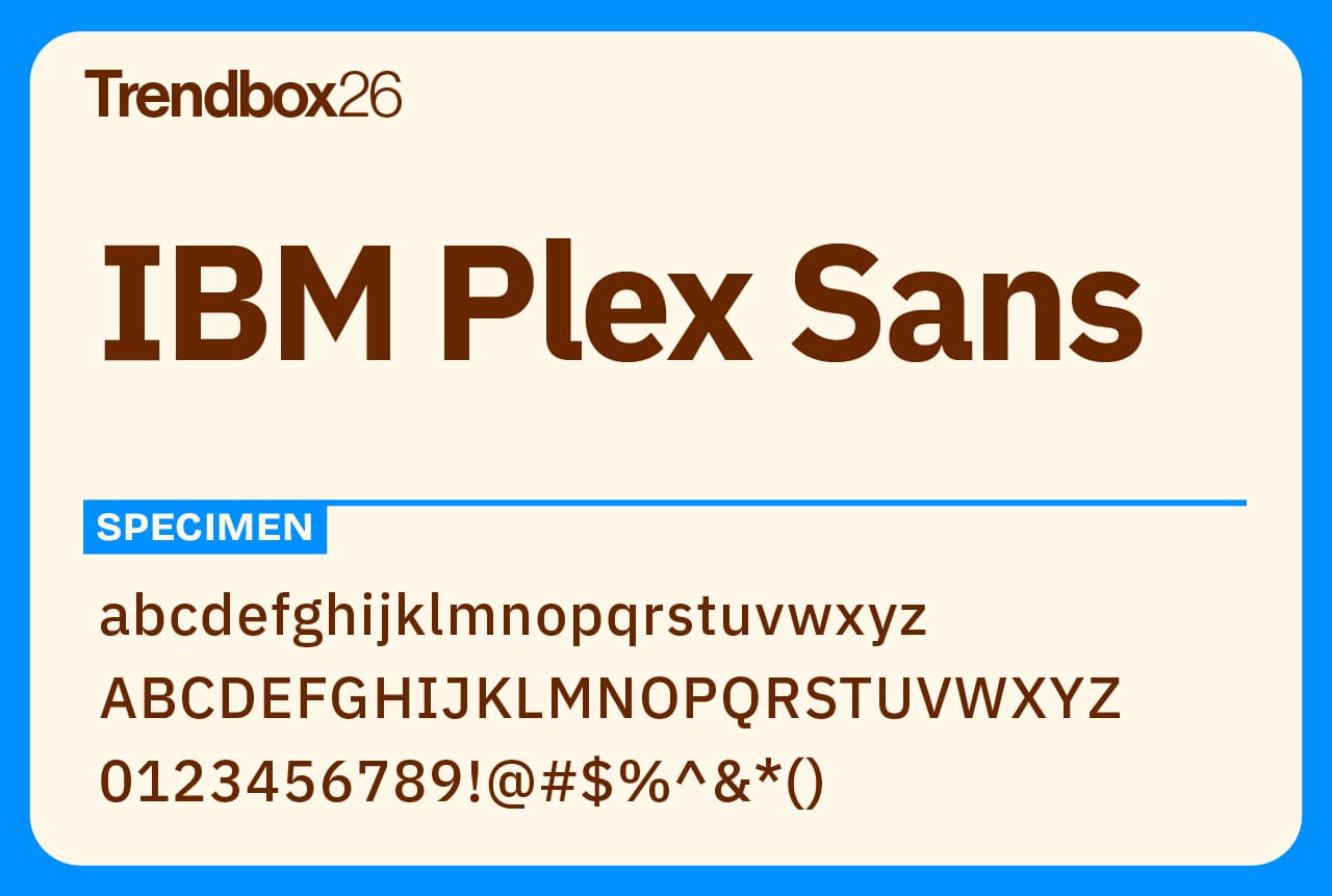 IBM Plex Sans