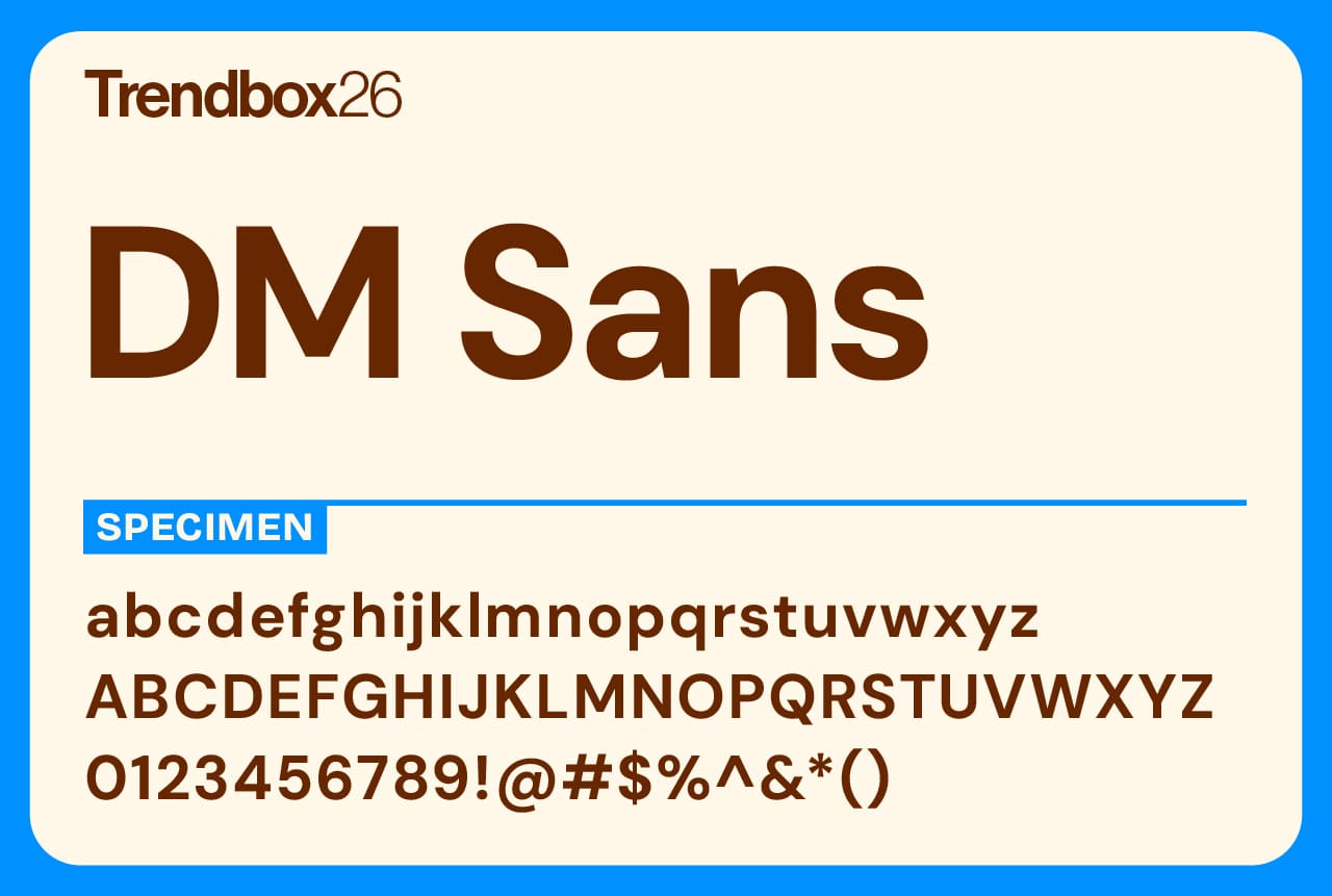 DM Sans