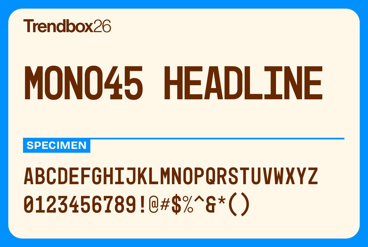 Mono45 Headline