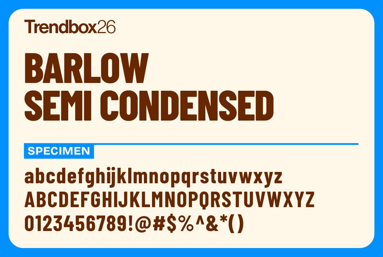 Barlow Semi Condensed