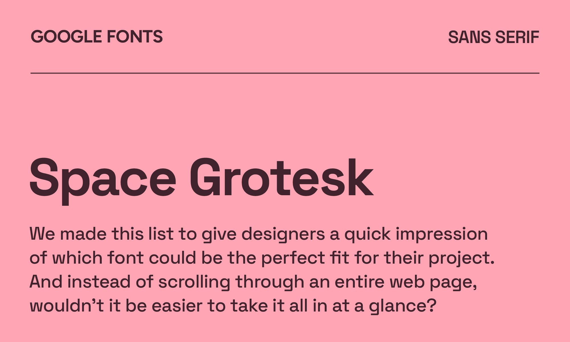 Space Grotesk