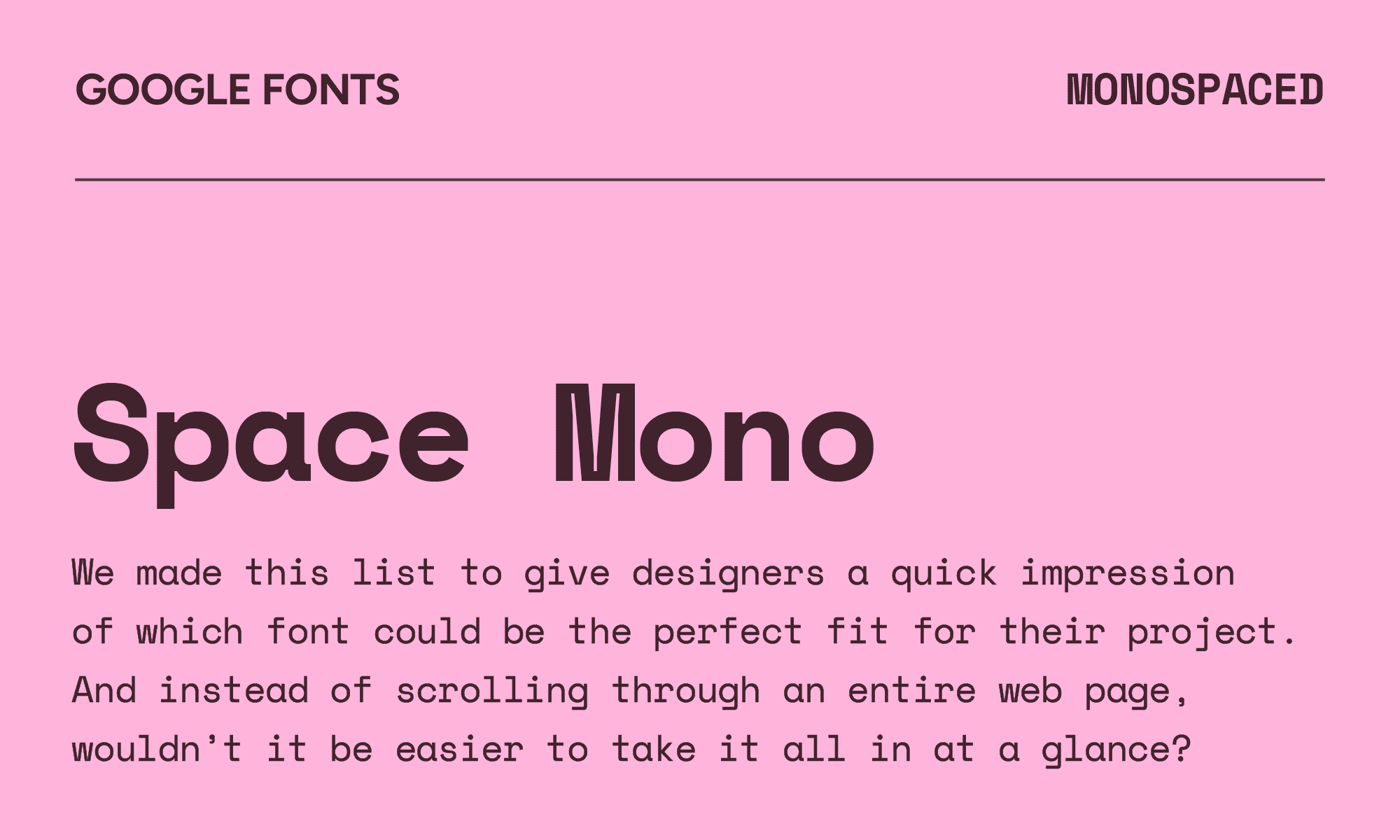 Space Mono