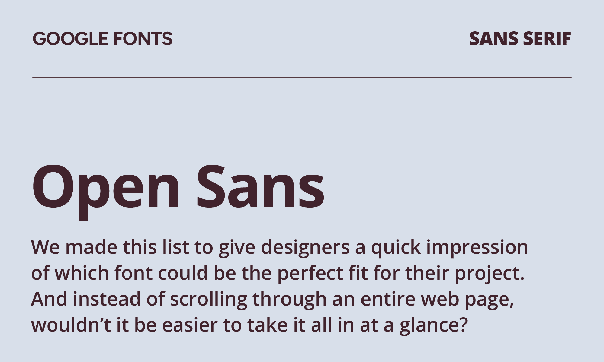 Open Sans