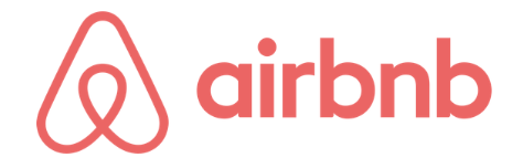 The redesigned Airbnb logo with the coral Belo symbol and rounded lowercase wordmark