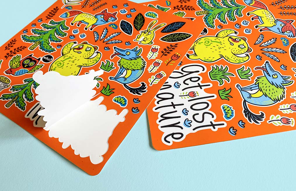 Custom Printed Sticker Sheets