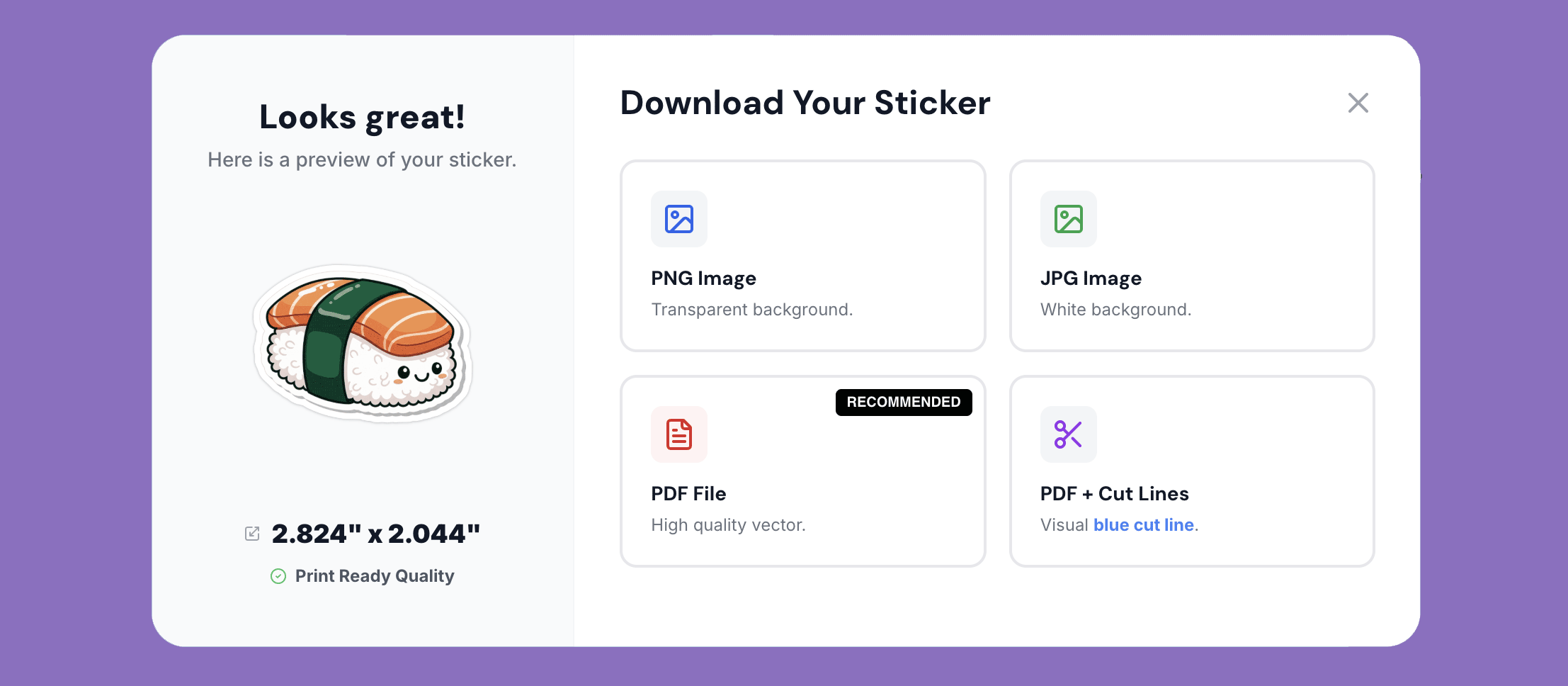 Download your custom sticker print-ready file