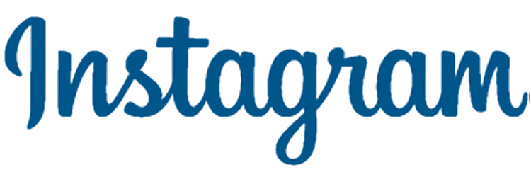 Instagram's 2013 wordmark, a redrawn blue script