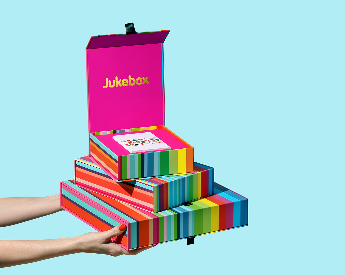 Holding Jukebox - Business card box