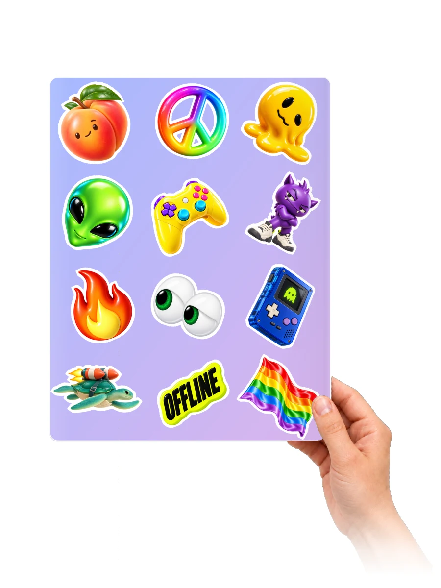 Sticker Sheet Maker | Design Custom Sticker Sheets Online | Jukebox