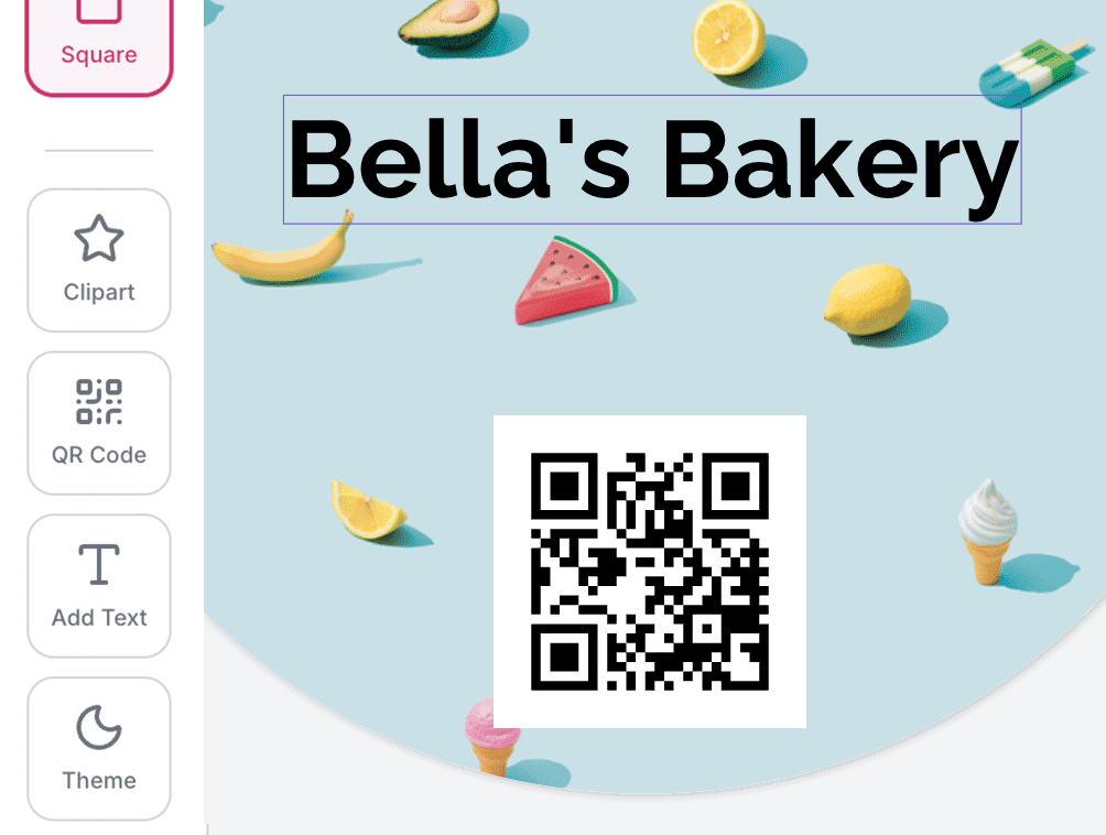 Stickers with QR codes